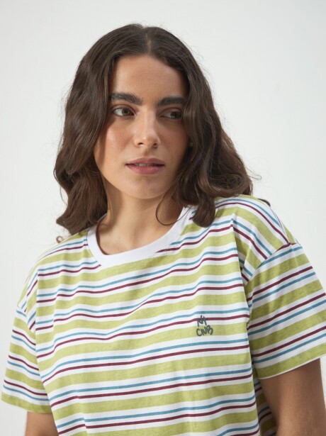 REMERA CROP BALI VERDE