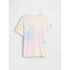 SS EXTRA RELAXED TUNIC TEE - TIE DYE COTTON CANDY