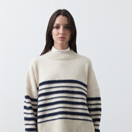 POLERA CROW Azul Marino