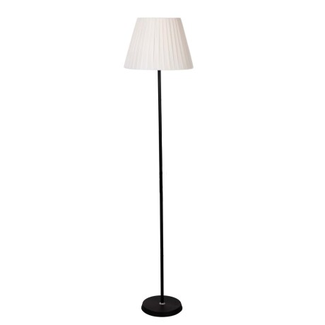 LÁMPARA DE PIE METAL-Y-TELA NEGRO XYF8085