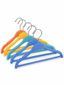 PERCHA INFANTIL DE PLÁSTICO SET X 5 MULTICOLOR