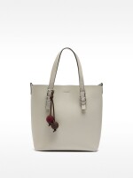 Bolso Tote Con Penduro crudo
