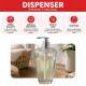 Dispensador de jabon TRANSPARENTE