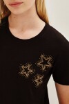 Remera Galaxy Stars Negro