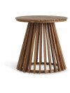 Mesa auxiliar KRAGEVIG Ø50x50 cm madera dura Mesa auxiliar KRAGEVIG Ø50x50 cm madera dura