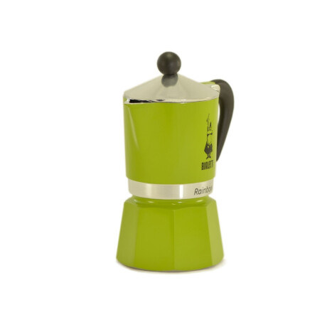 Cafetera Moka Rainbow Verde 130ml 3 Tazas Bialetti Cafetera Moka Rainbow Verde 130ml 3 Tazas Bialetti