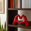 DECORACION HEART HANDS ROJO - -