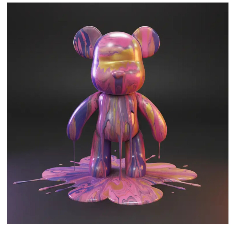 Pour Palz Oso Metalizado 22cm Metallic Golden Blush