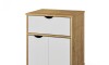 Mesa de luz 1 Cajón 1 Puerta - Linea Dublín Blanco