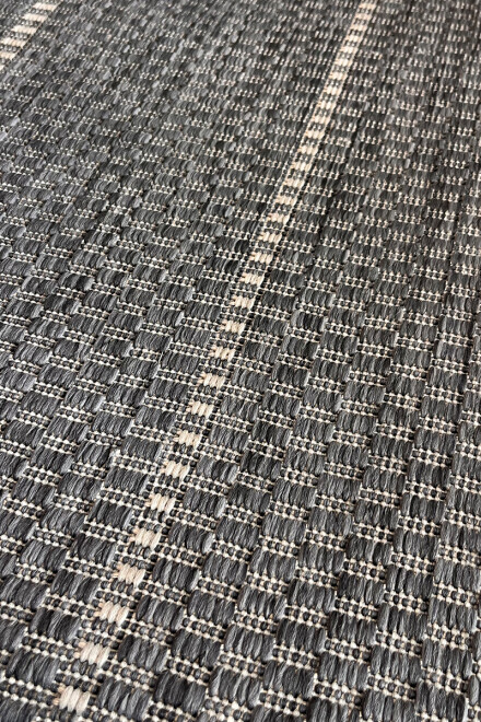 LINEO ALFOMBRA LINEO LIN/B527/3308/ 080X150 ANTHRACITE/SAND