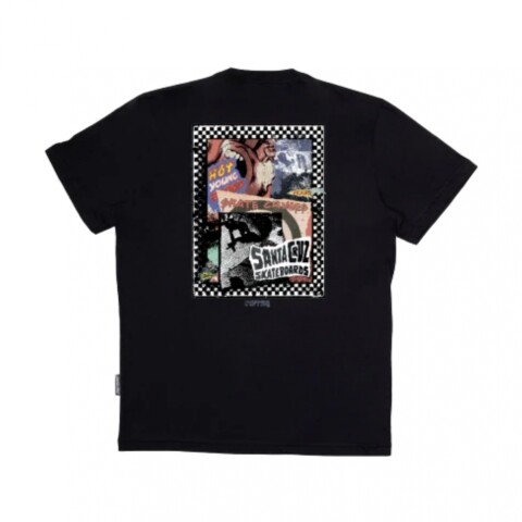 Remera Santa Cruz Ad Collage Black