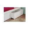 Cama 1 plaza 2 Cajones Beauty - Funcional Blanco