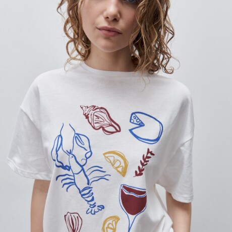 REMERA RENI Blanco