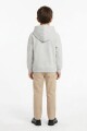 Campera deportiva clásica con capucha - UNISEX Gris melange claro