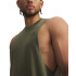 UA LEFT CHEST CUT OFF TANK-BLU GRN-390