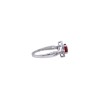 Anillo Red -Plata 925-Con Rubí y Zirconia-AN4566 conpiedra