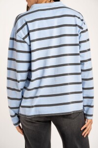 Sweater Polo Celeste