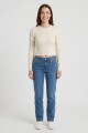 Sweater tejido rib escote a la base CRUDO