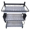 Escurridor De Platos De 3 Niveles Con Bandejas De Extraíbles Escurridor De Platos De 3 Niveles Con Bandejas De Extraíbles