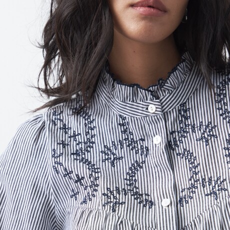 CAMISA FIRA Negro/Blanco