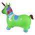 Unicornio Saltarín Inflable Infantil 58 x 55 cm Verde