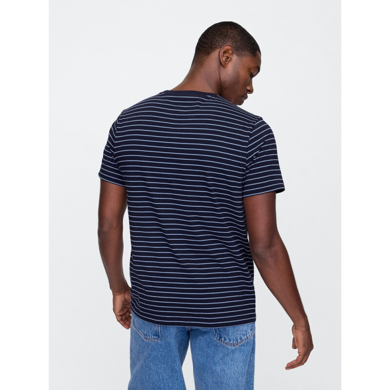 V-EVERYDAY SOFT CREW - STRIPE NAVY UNIFORM