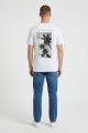 Remera m/c estampada Enjoy BLANCO