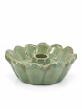 PORTAVELAS CON BASE VERDE