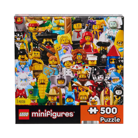 Puzzle LEGO Minifiguras 500 Piezas DISFRAZ 51317