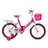 Bicicleta infantil Shengdi Rodado 18 Canasto Parrilla Hadas Color Rosa Oscuro
