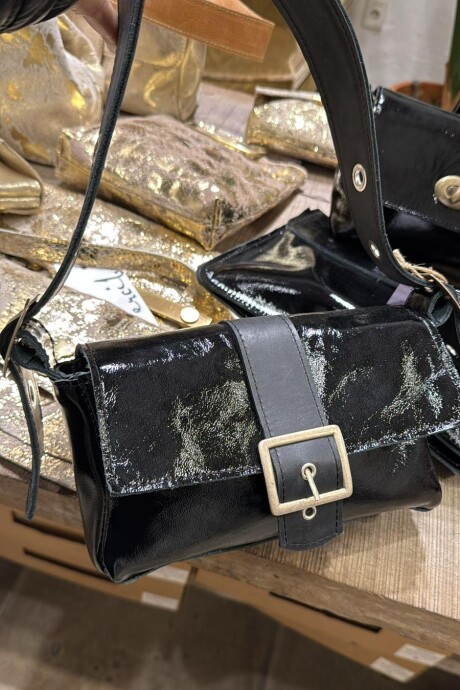 Cartera Baby Jade Negro Charol
