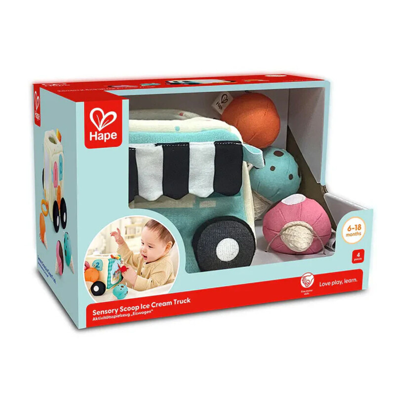 Camión Heladero Cubo de actividad sensorial Hape Camión Heladero Cubo de actividad sensorial Hape