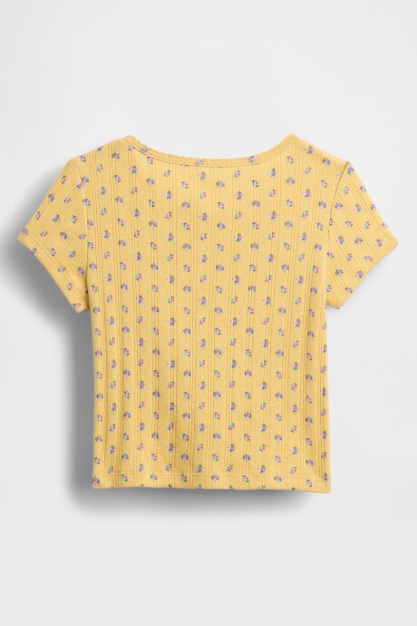 Remera Pointelle Toddler Niña French Almond