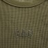 V-FRCH LS WAFFLE MINI LOGO CREW ARMY JACKET GREEN