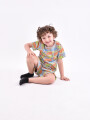 PIJAMA SKATE REMERA + SHORT ESTAMPADO 1