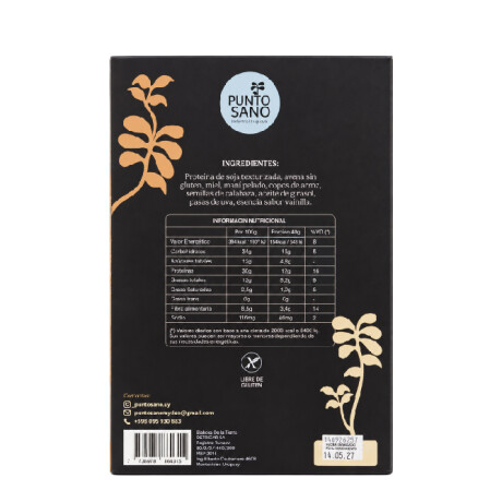 Granola Pro 300g Sanor Vainilla Punto Sano Granola Pro 300g Sanor Vainilla Punto Sano