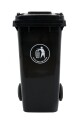 Contenedor De Residuos Negro - 120 Litros Contenedor De Residuos Negro - 120 Litros