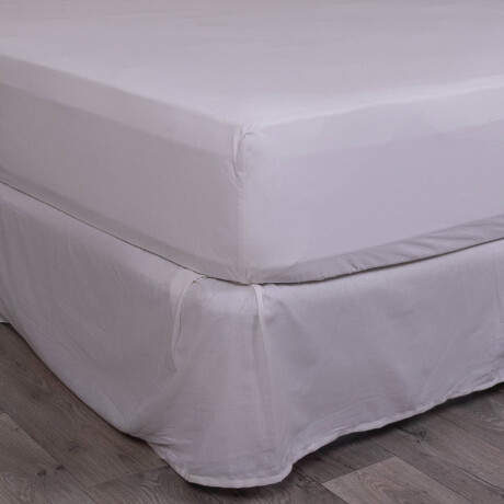 SÁBANA BAJERA SUPER KING ALGODON BLANCO 200 HILOS