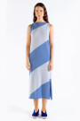 MILA BICOLOR DRESS Sky