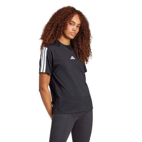Remera de Mujer Adidas Essentials 3S Negro - Blanco