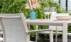 Mesa De Aluminio Para Jardín - Urbanite - 160x90 Beige