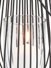 Farol MELIAS Ø21xH34cm negro Farol MELIAS Ø21xH34cm negro