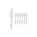 JUEGO PARA TORTA ESPATULA + 6 TENEDORES TRAMONTINA JUEGO PARA TORTA ESPATULA + 6 TENEDORES TRAMONTINA