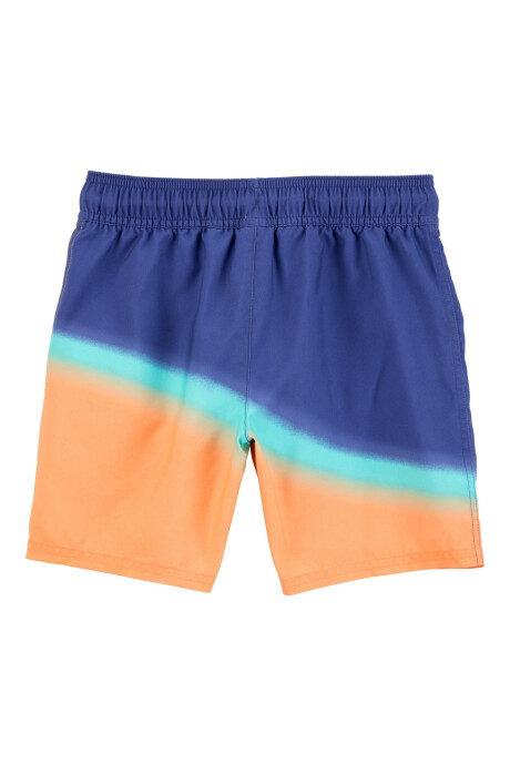 Short de baño con protección UPF 50+, estampado Sin color