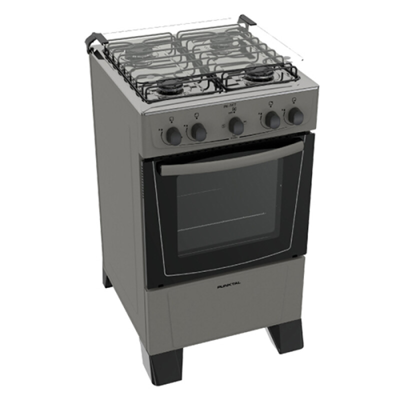 COCINA PUNKTAL PK-CC6617 4H + HE GRIS -Combinada N/A