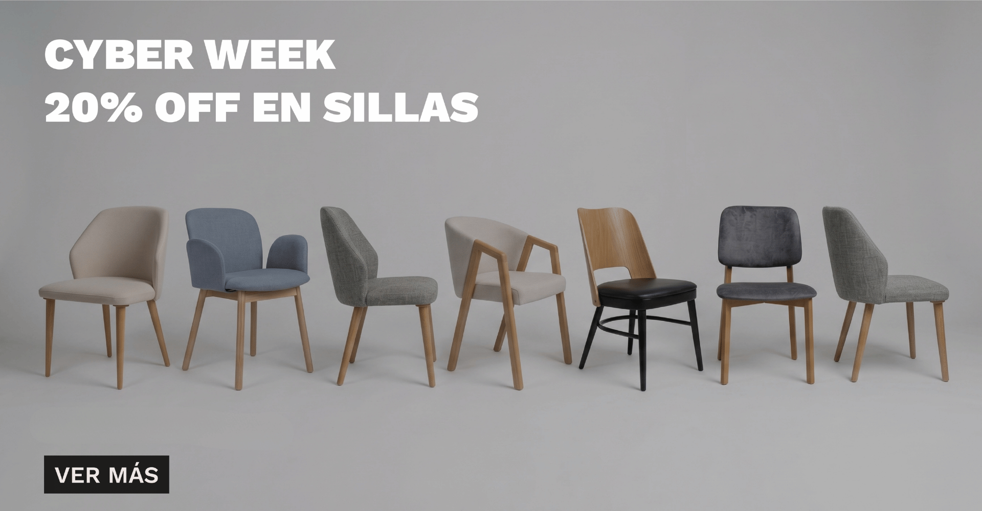 CYBER WEEK SILLAS 20% OFF