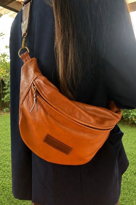 Leather Fanny Pack Camel