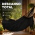 Hamaca Paraguaya Silla Colgante Reforzada Jardín Bolso Color Negro