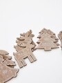 ADORNO COLGANTE MDF 12 PCS BEIGE