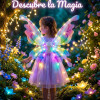 Alas De Mariposa, Hadas Con Luces Led Para Niña Alas De Mariposa, Hadas Con Luces Led Para Niña